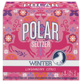 Polar Winter Lingonberry Citrus Seltzer Water - 6 pk