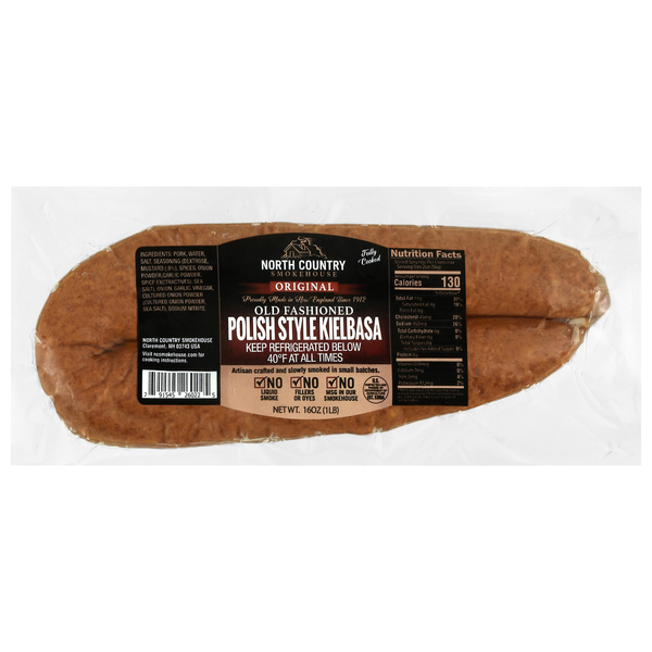 North Country Smokehouse Original Old Fashioned Polish Style Kielbasa Rope
