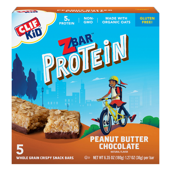 Save on Clif Kid Zbar Protein Snack Bars Peanut Butter Chocolate