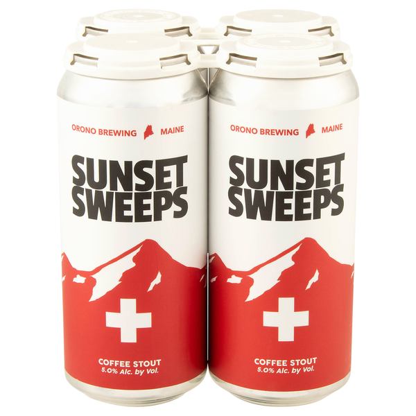 Orono Brewing Sunset Sweeps Coffee Stout Beer - 4 pk