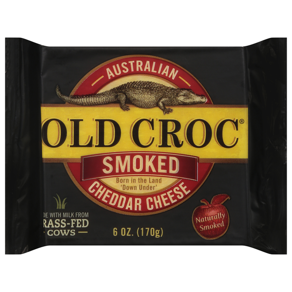 Old Croc Australian Smoked Cheddar Cheese Block