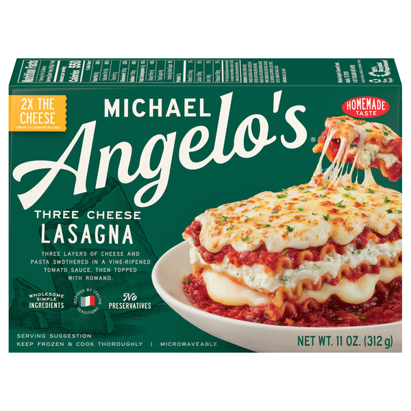 Michael Angelo's Three Cheese Lasagna Frozen