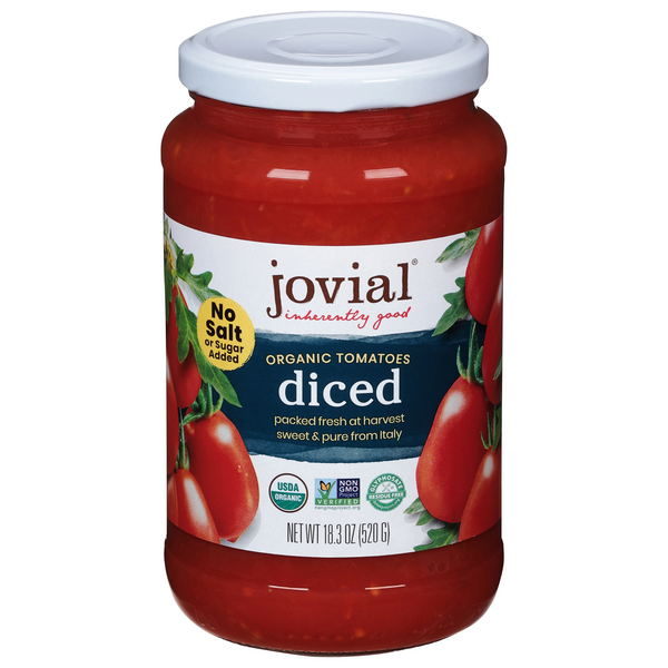 Save on jovial Tomatoes Diced Organic No Salt or Sugar Added Order Online Delivery Giant