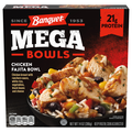 Banquet MEGA Bowls Chicken Fajita 21g Protein Frozen Meal