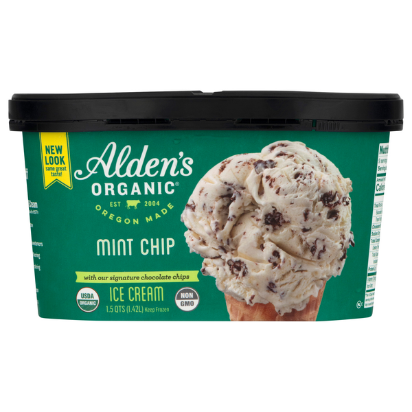 Save on Alden's Organic Ice Cream Mint Chip Order Online Delivery