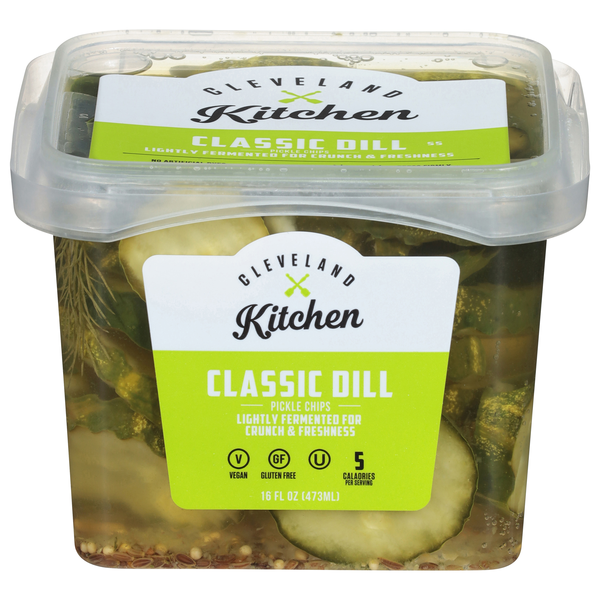 Save on Cleveland Kitchen Vegan Gluten Free Classic Dill Pickle Chips
