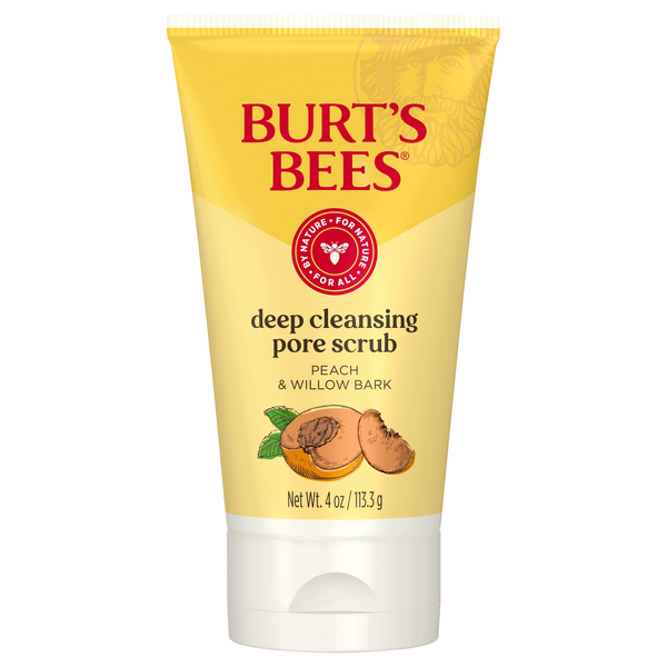 Burt's Bees Peach & Willow Bark Deep Cleansing Pore Scrub