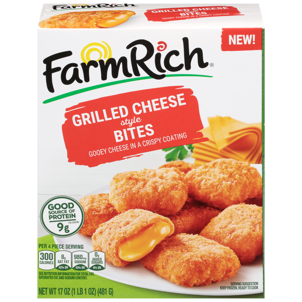 Farm Rich Grilled Cheese Bites Frozen