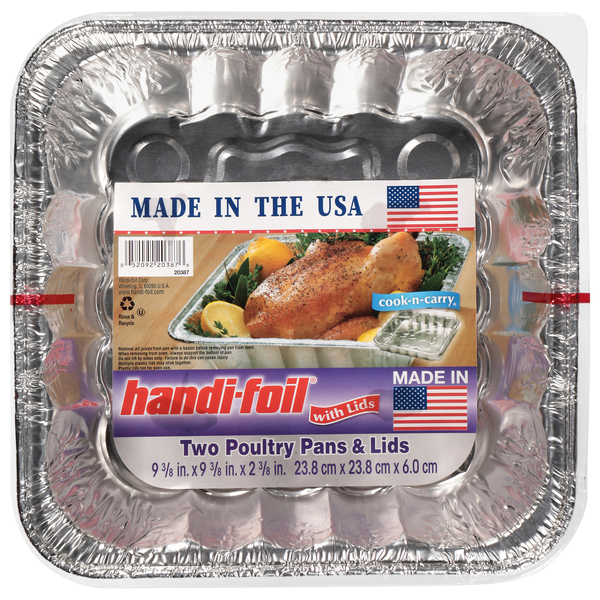 Handi-Foil ECO-Foil Poultry Pans & Lids