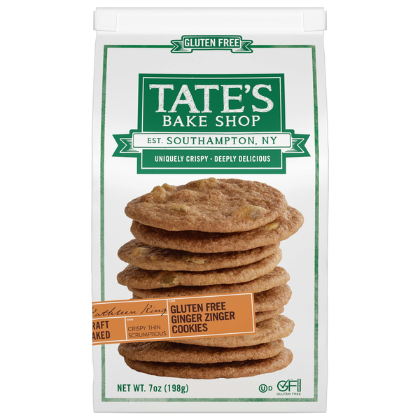 Tate's Bake Shop Gluten Free Ginger Zinger Cookies