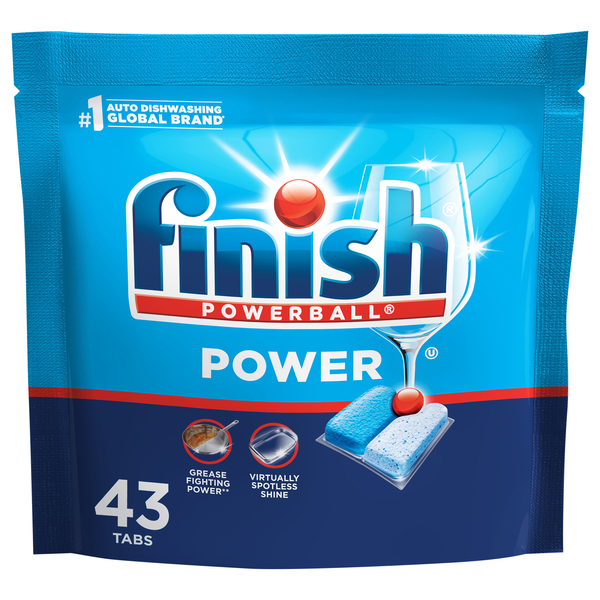 FINISH Powerball Automatic Dishwasher Detergent Tabs- 43 ct