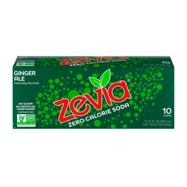 Save on Zevia Zero Calorie Soda Ginger Ale 10 pk Order Online