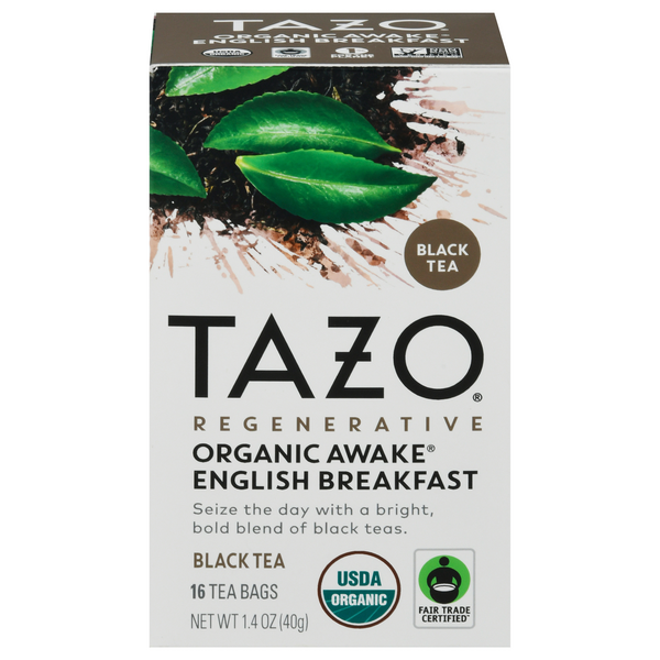 Save on Tazo Organic Awake English Breakfast Black Tea Bags Order