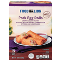 Food Lion Pork Egg Rolls - 5 ct Frozen