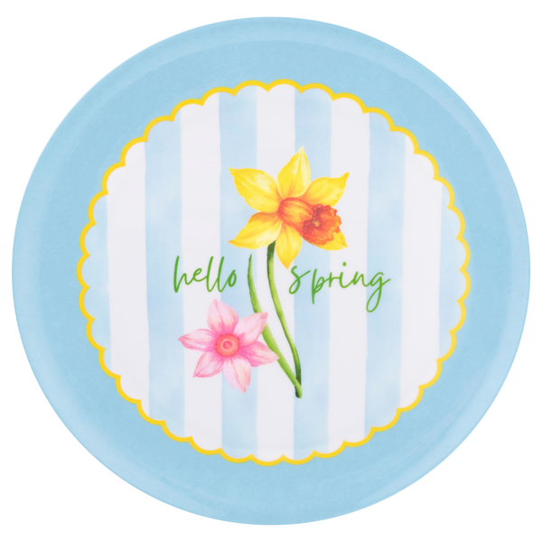 Smart Living Dinner Plate Hello Spring