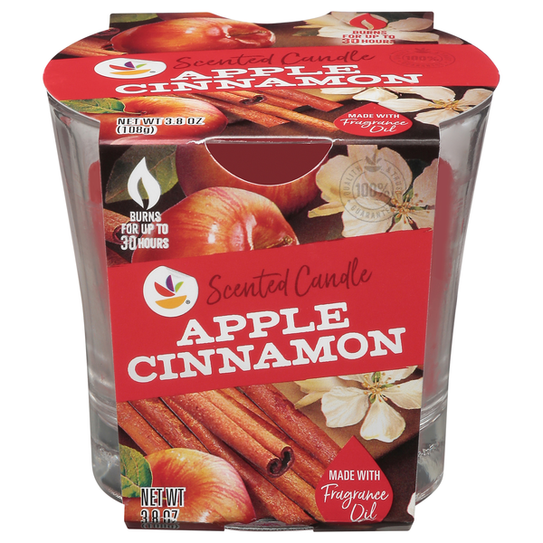 Giant Apple Cinnamon Candle