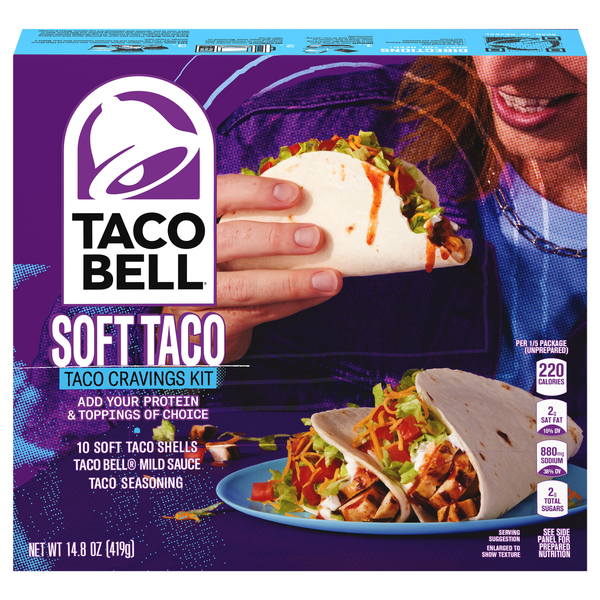 Taco Bell Soft Taco Cravings Kit - 10 ct