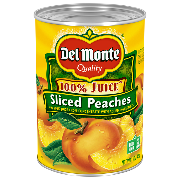 Del Monte Sliced Peaches in 100% Juice