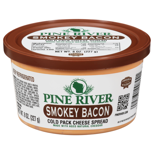 Pine River Smokey Bacon Flavor Cold Pack Cheese