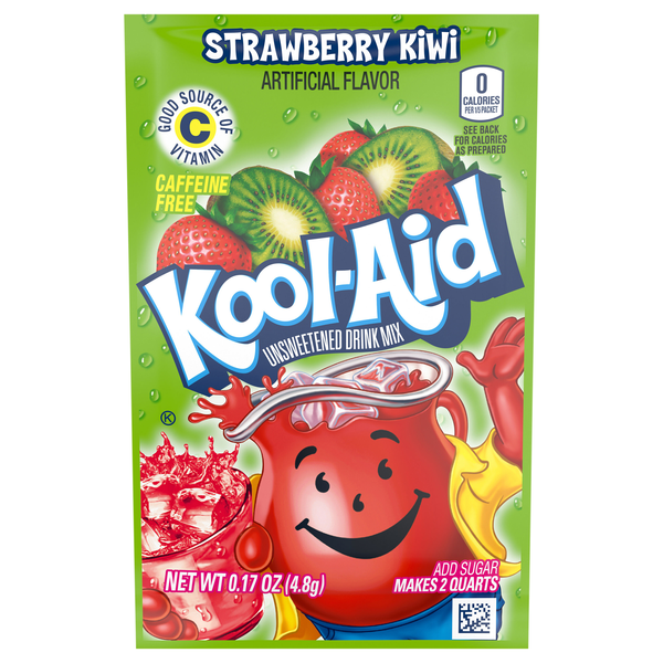 Kool-Aid Caffeine Free Strawberry Kiwi Drink Mix