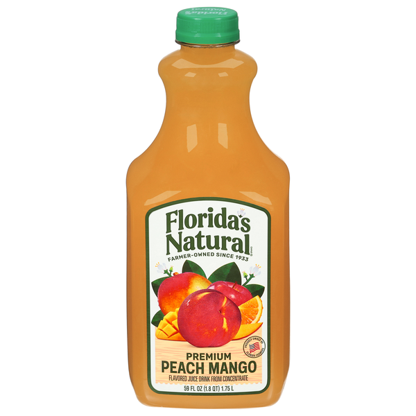 Florida's Natural Premium Peach Mango Splash Flavored Drink