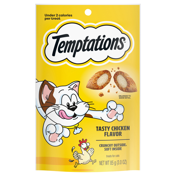 Temptations Tasty Chicken Flavor Crunchy & Soft Cat Treats