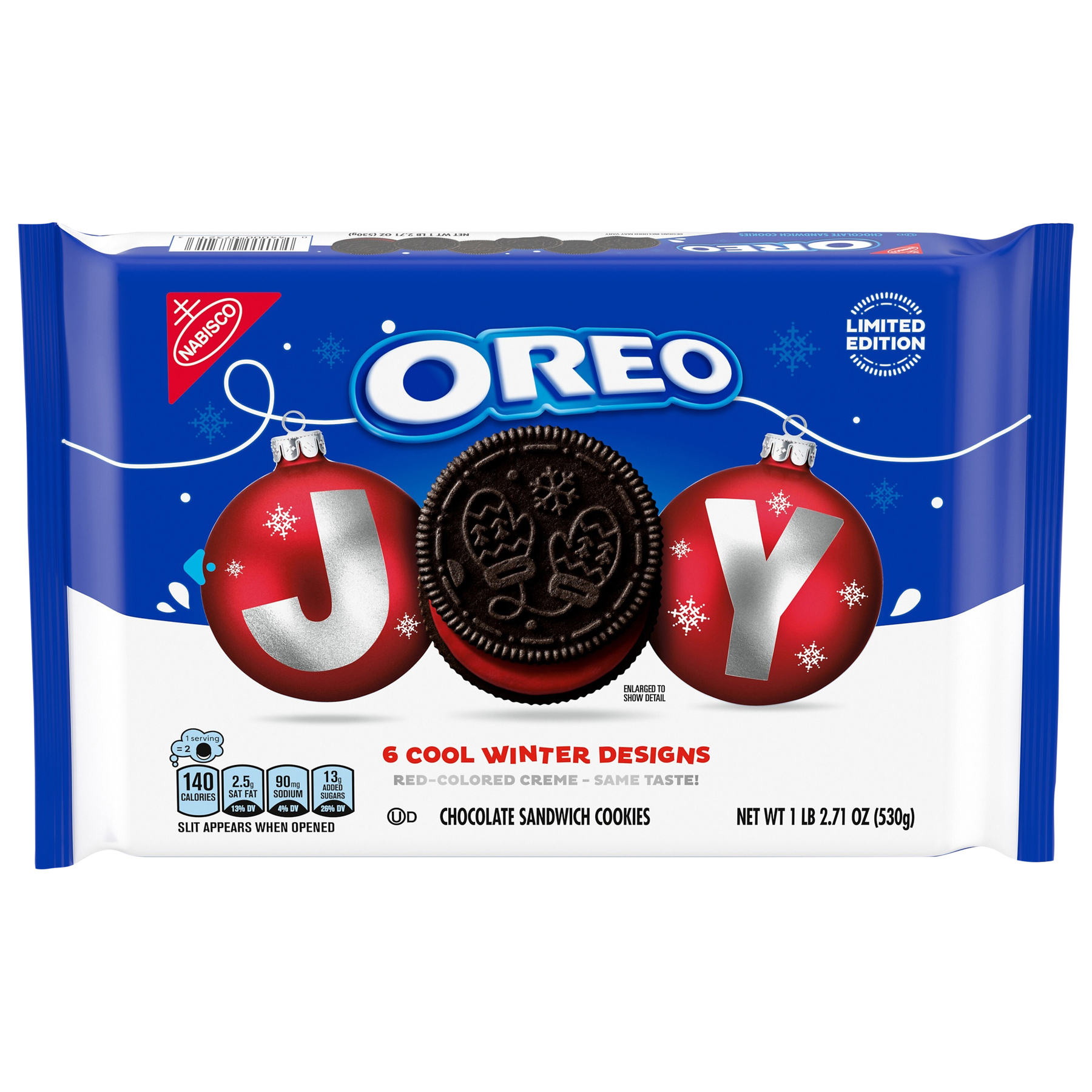 Oreo OREO Limited Red Colored Creme Chocolate Sandwich Cookies