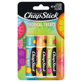 ChapStick Tropical Treats Watermelon Tangerine & Grape Lip Balm - 3 ct