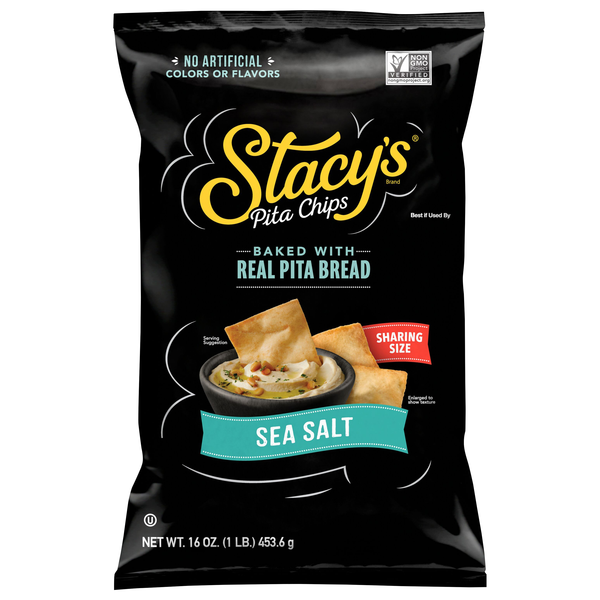Stacy's Simply Naked Baked Pita Chips Sharing Size