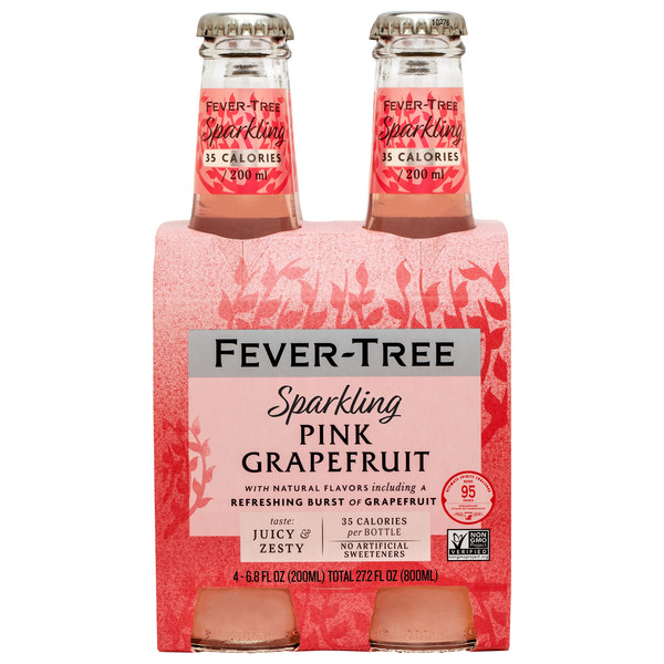 Fever-Tree Sparkling Pink Grapefruit Mixer - 4 pk
