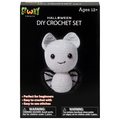 Spooky Treats Halloween DIY Crochet Set Grey Bat
