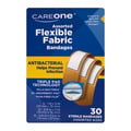 CareOne Bandages Flexible Fabric Latex Free Assorted Sizes