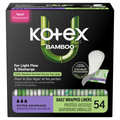 Kotex Bamboo Extra Coverage Daily Liners