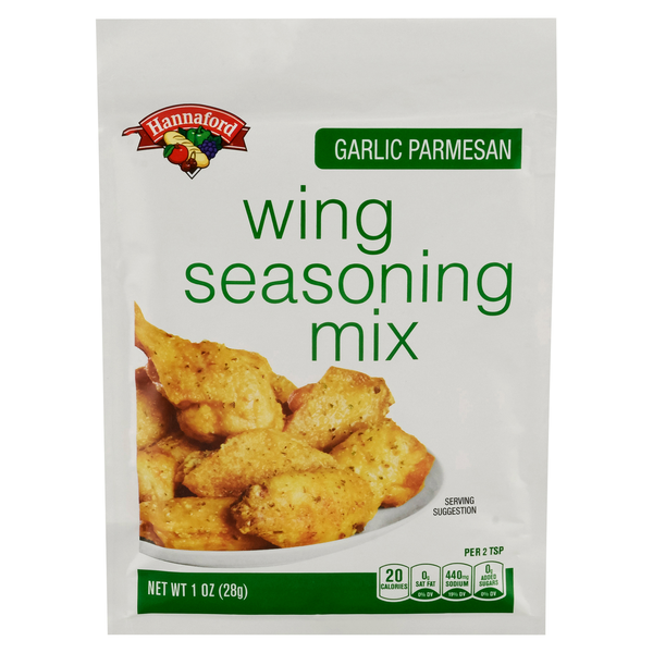 Hannaford Garlic Parmesan Wing Seasoning Mix