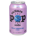 Culture Pop Wild Berries Basil & Lime Probiotic Soda