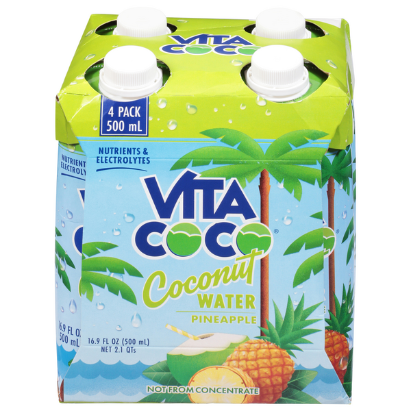 Vita Coco Coconut Water Pineapple - 4 pk