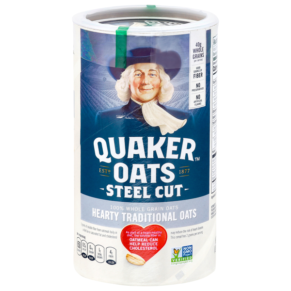 Quaker 100% Whole Grain Hearty Traditional Steel Cut Oats