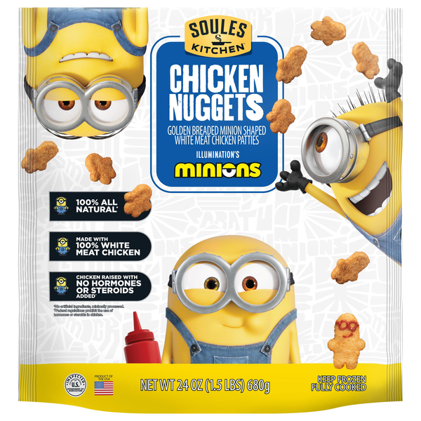 John Soules Foods Minions Chicken Nuggets Frozen