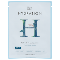 Rael Refresh + Moisturize Hydration Facial Sheet Masks