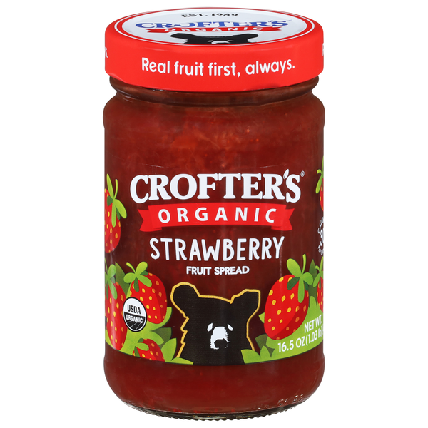 Crofter's Premium Organic Strawberry Fruit Spread
