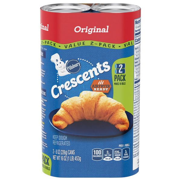 Pillsbury Original Crescents Rolls Value Pack - 16 ct