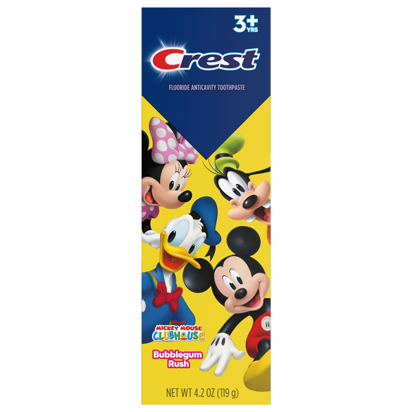 Crest Kid's Disney Mickey Mouse Cavity Protection Bubblegum Toothpaste