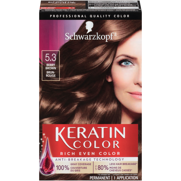 Schwarzkopf Permanent Hair Color Berry Brown 5.3