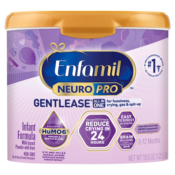 Enfamil NeuroPro Gentlease Powder Infant Formula for Fussiness/Crying/Gas