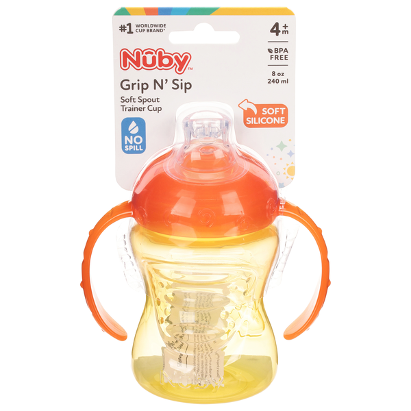 Nuby No-Spill Grip N' Sip 4+mo
