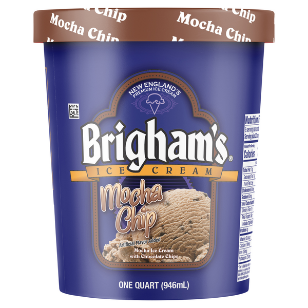 Brigham's Mocha Chip Ice Cream