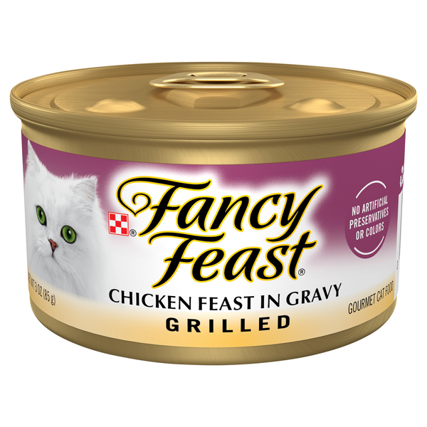 Save on Fancy Feast Wet Cat Food Grilled Chicken Feast in Gravy Order