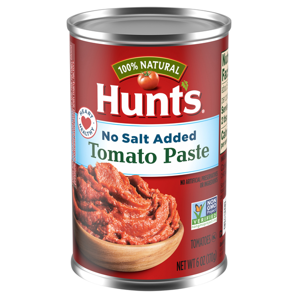 Hunt's 100% Natural No Salt Added Tomato Paste