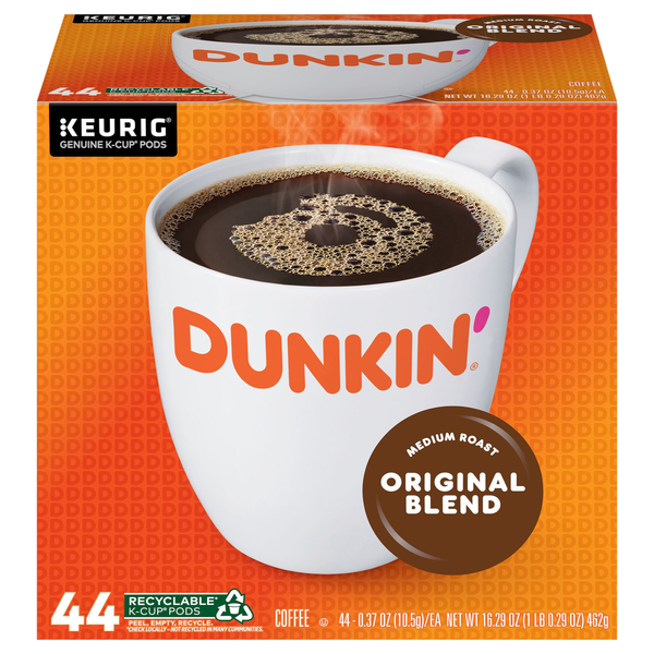 Dunkin' Original Blend Medium Roast K-Cup Coffee Pods