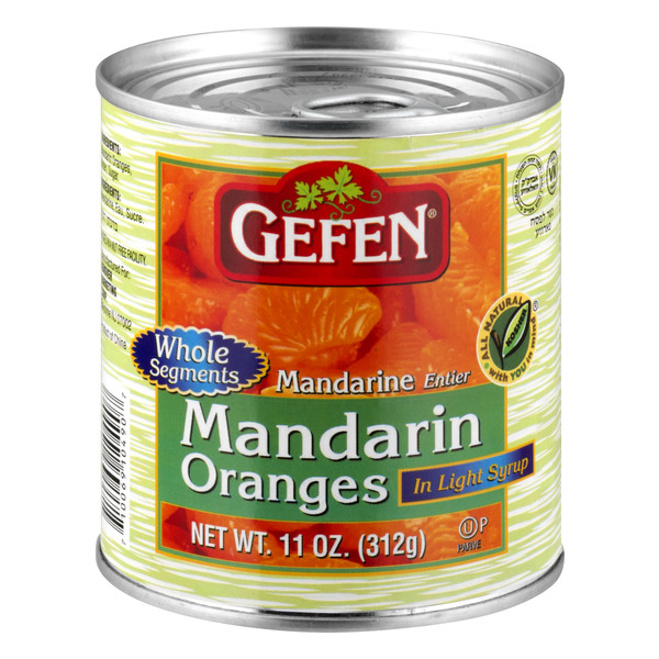 Save on Gefen Mandarin Orange Segments in Light Syrup Kosher for